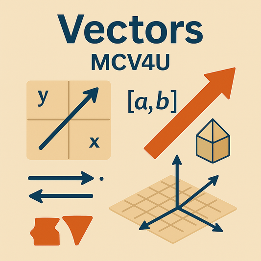 Vectors MCV4U course – Ontario Grade 12 math, vector operations, applications, and 3D geometry – Global Math Institute