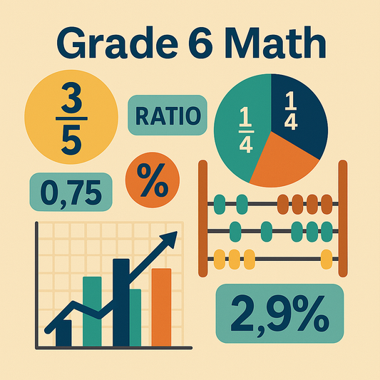 Grade 6 Math course – fractions, ratios, data management, and algebra foundations – Global Math Institute